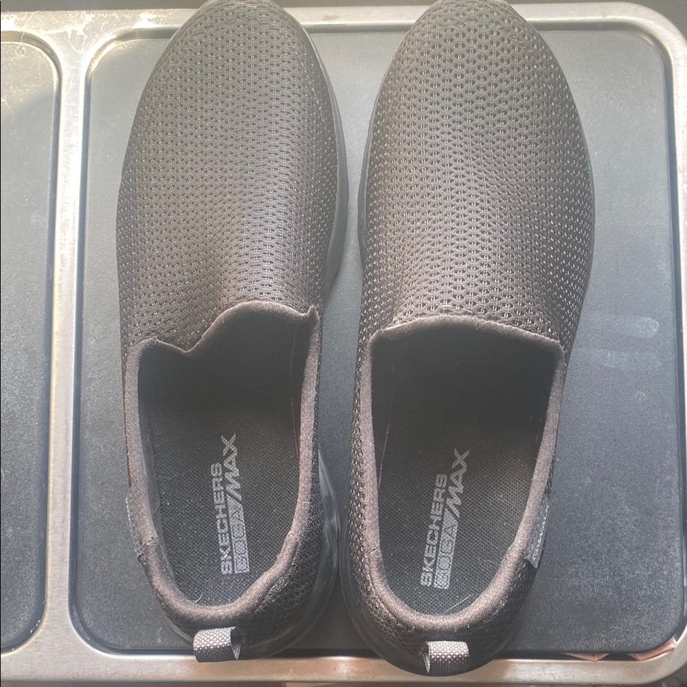 Skechers Men's Black Slip-On Shoes